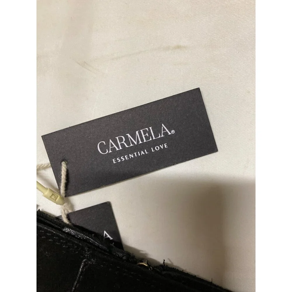 Carmela Women's Black Suede Boots Size 38 - New with Tags - Picture 3 of 4